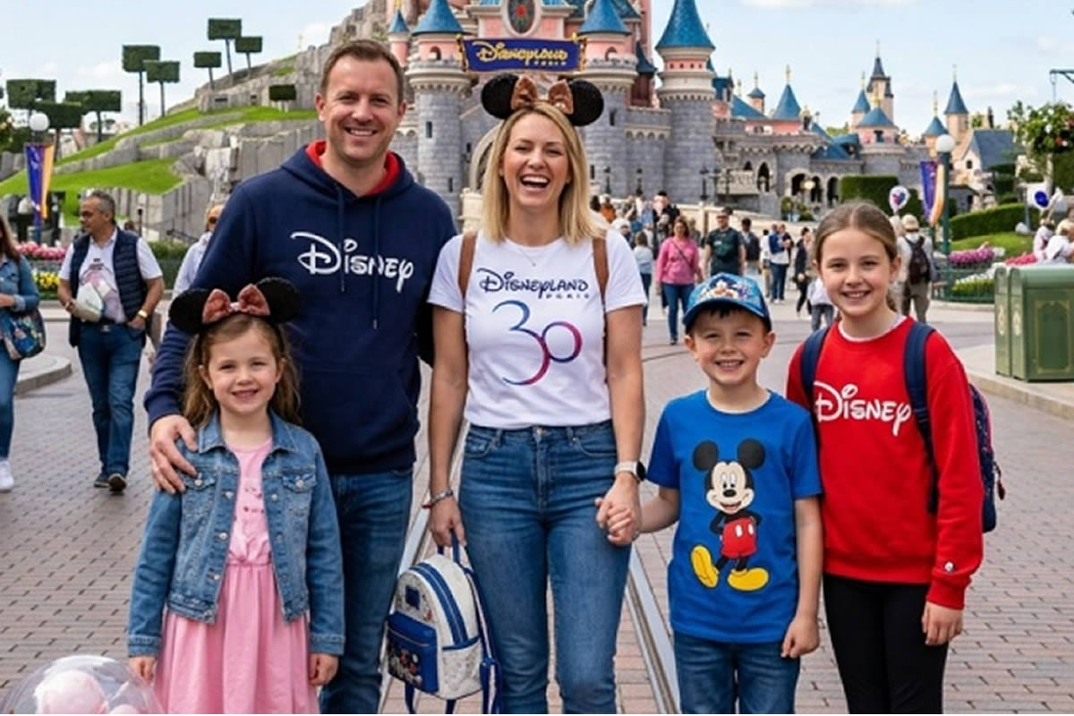 Familia de viaje